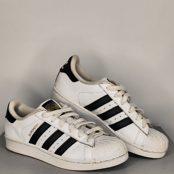 adidas Shoes - Women's Adidas Superstar White and Black Sneakers SZ 6.5